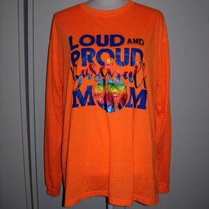 Laviva Sports Loud and Proud Baseball Mom Long Sleeve T-Shirt L